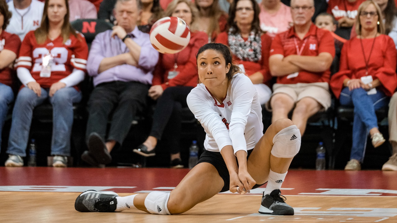 Nebraska Volleyball Completes Weekend Sweep of the State of Michigan